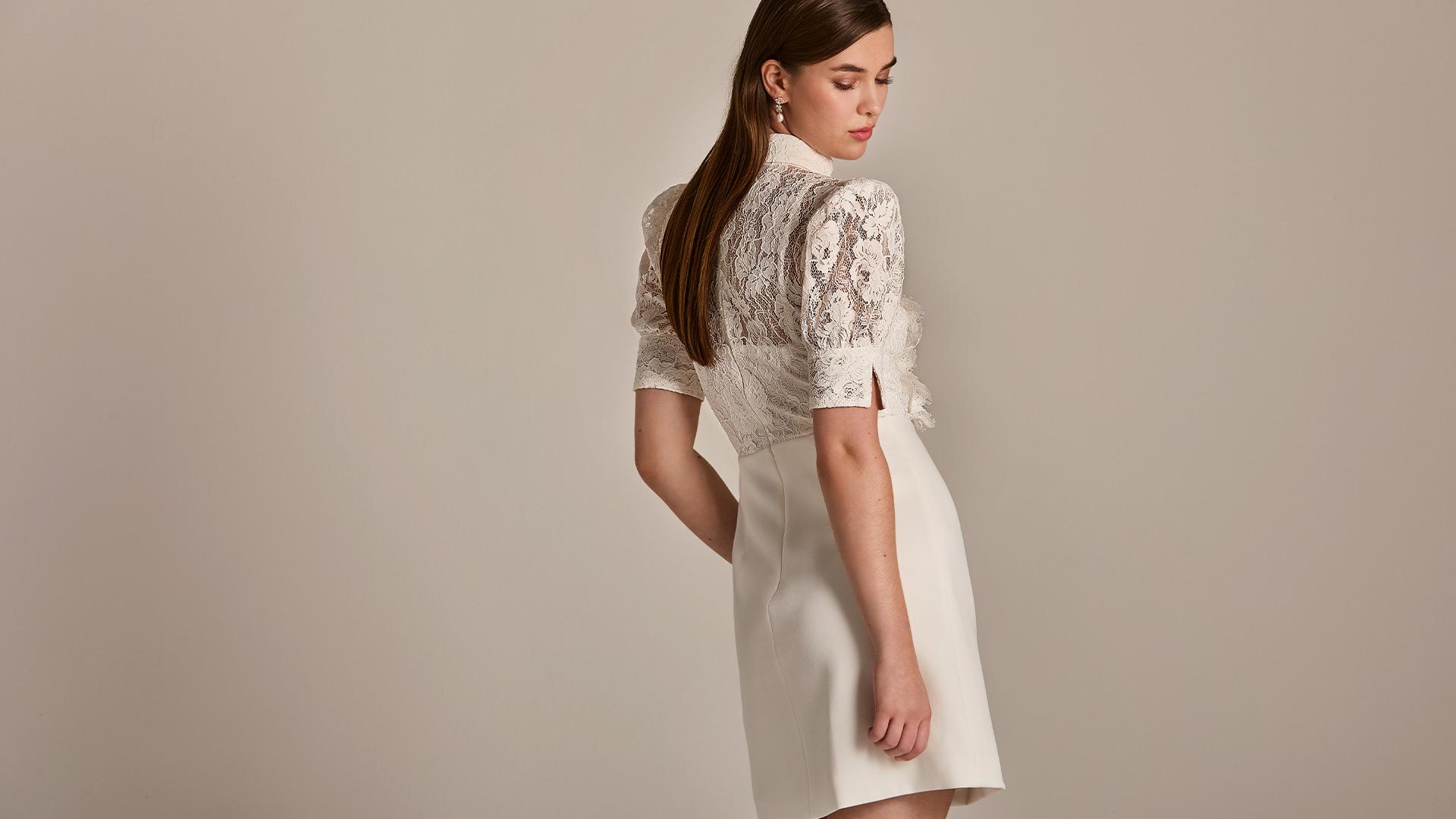 Kurzes Mini Brautkleid von LILLY